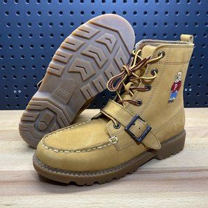 Ralph Lauren Polo Bear Ranger HI II Boots Cashew Youth Size 4 / Women's 5.5